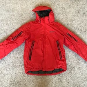 Marmot ski/snowboarding goose down jacket (man:small)